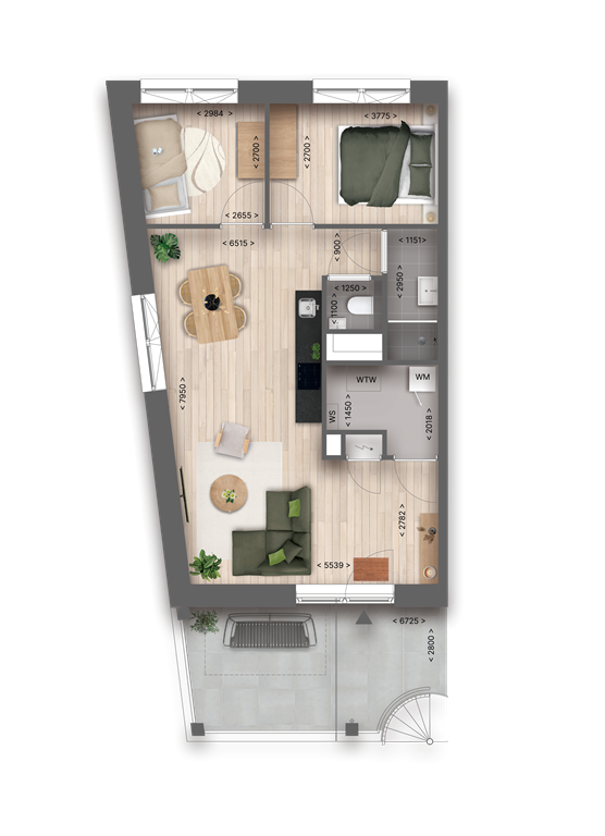 mediumsize floorplan